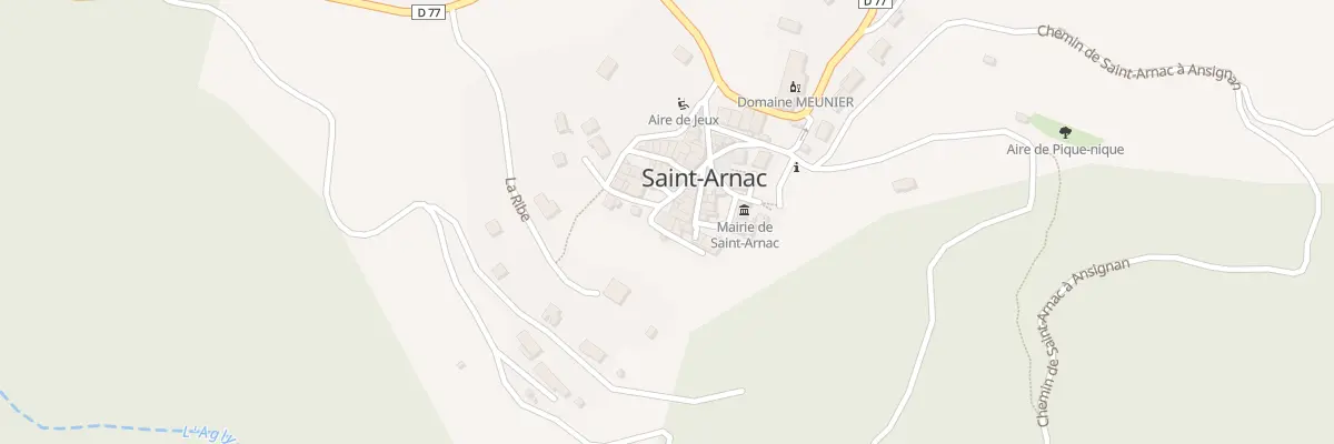 Plan du 25 Village à Saint-Arnac