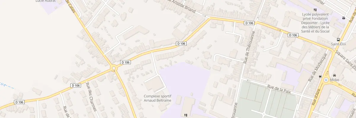 Plan du 19 Rue de Sercus à Hazebrouck