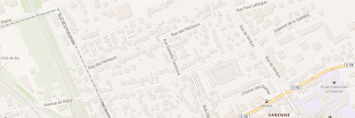 Plan du 4 Rue Danielle Casanova à Noisy-le-Grand