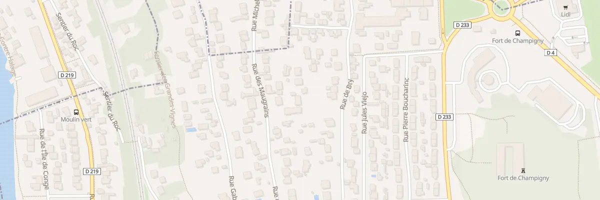 Plan du 80 Rue des Maugrains à Chennevières-sur-Marne