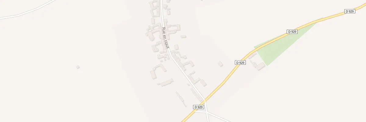 Plan du 21 Rue en Haut à Royaucourt