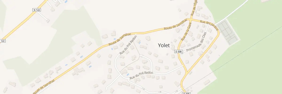 Plan du 23 Imp Pre Redon à Yolet