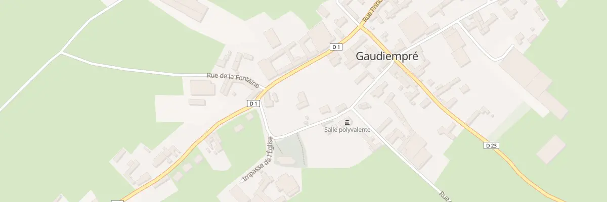 Plan du 7 Rue de l’Eglise à Gaudiempré