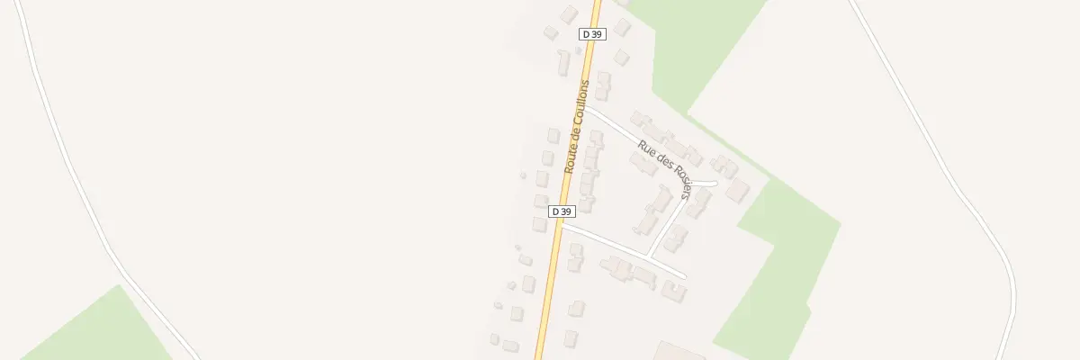 Plan du 27 Rte de Coullons à Blancafort