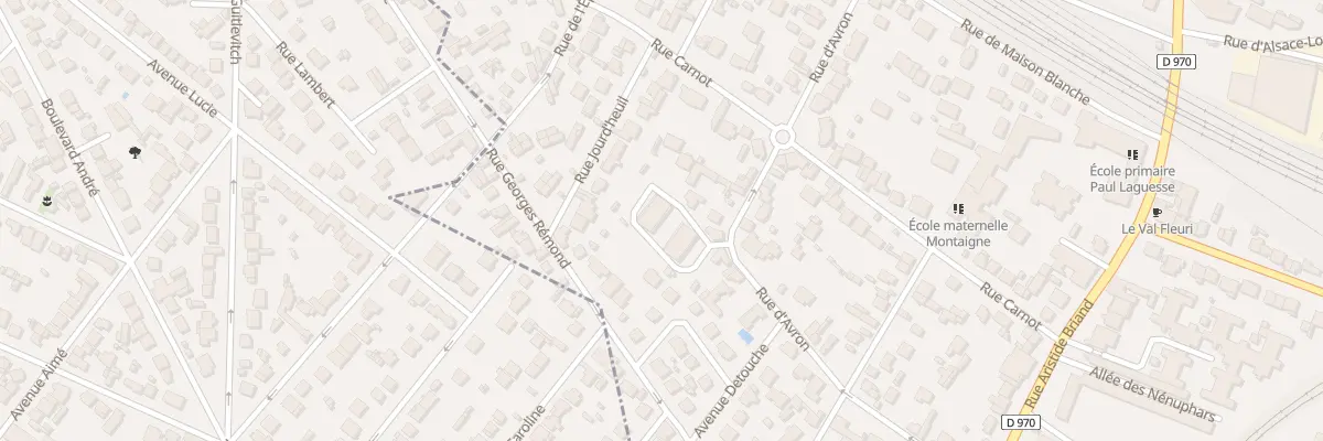 Plan du 21B Rue d’Avron à Gagny