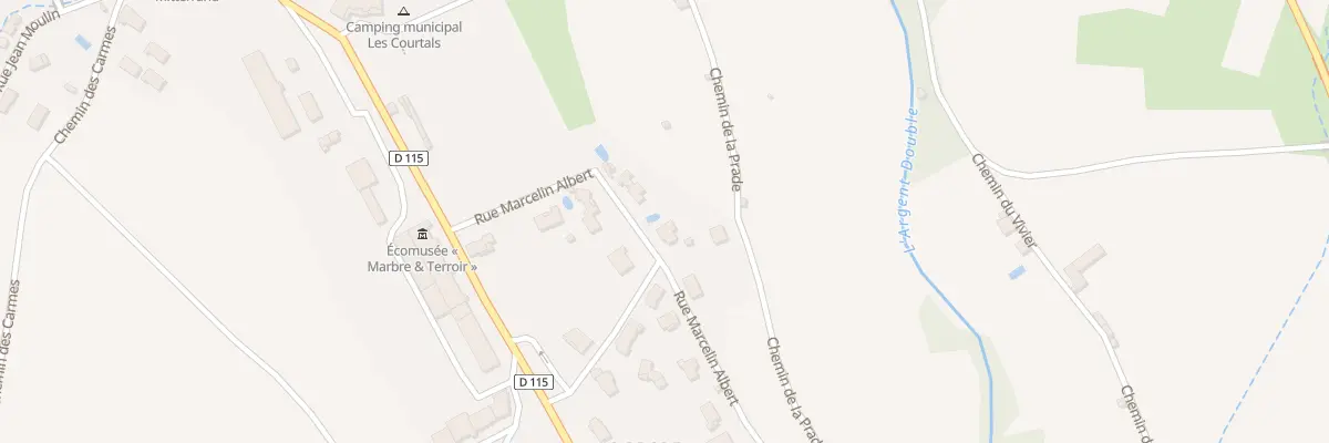 Plan du 3 Rue Marcellin Albert à Caunes-Minervois