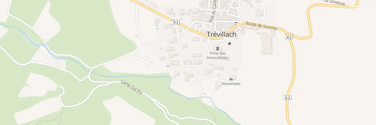 Plan du 3 Che des Romarins à Trévillach
