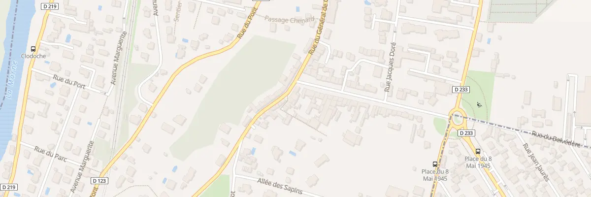Plan du 91 Rue du Gal de Gaulle à Chennevières-sur-Marne