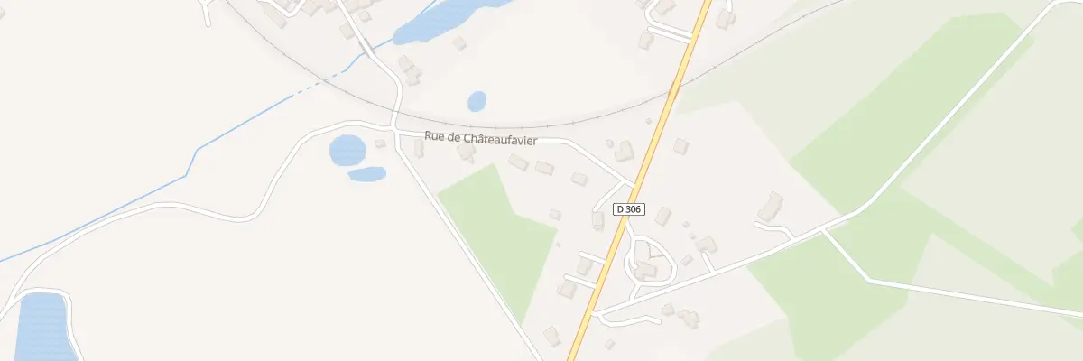 Plan du 50 Rue de Châteaufavier à Domérat