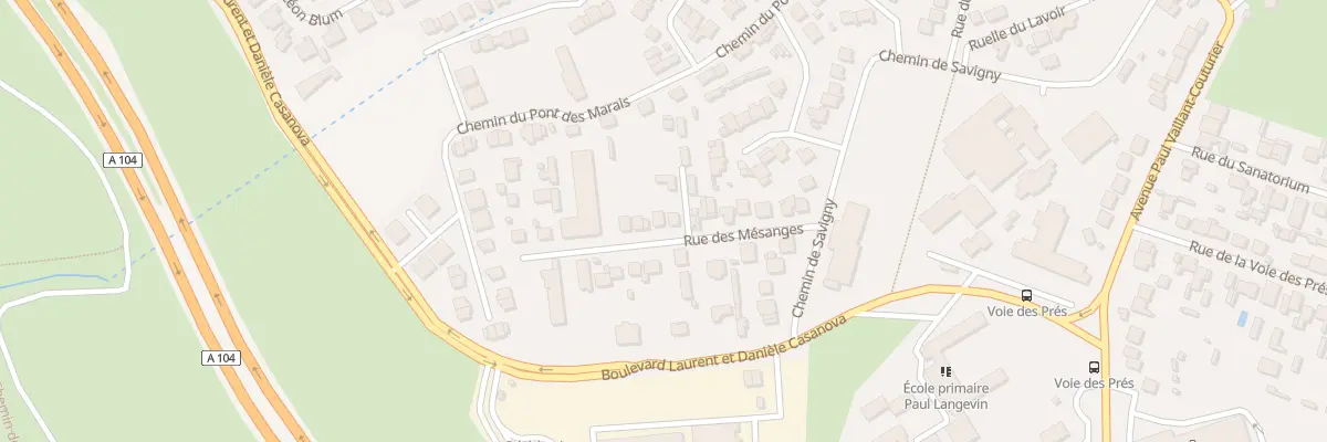 Plan du 18 Rue des Mésanges à Villepinte