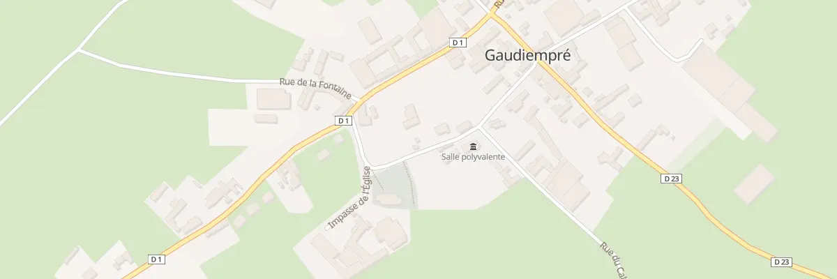 Plan du 5 Rue de l’Eglise à Gaudiempré