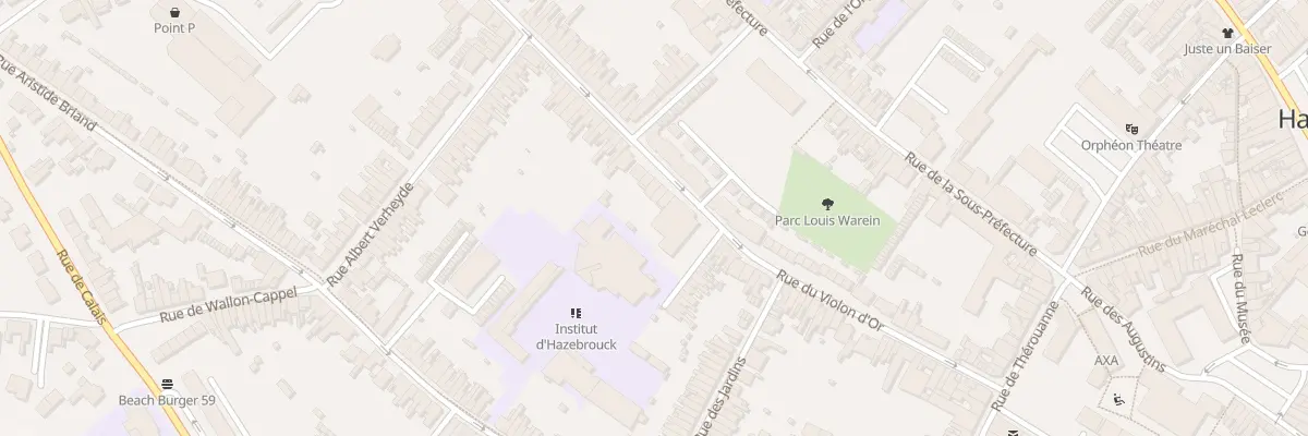 Plan du 75 Rue du Violon d’Or à Hazebrouck
