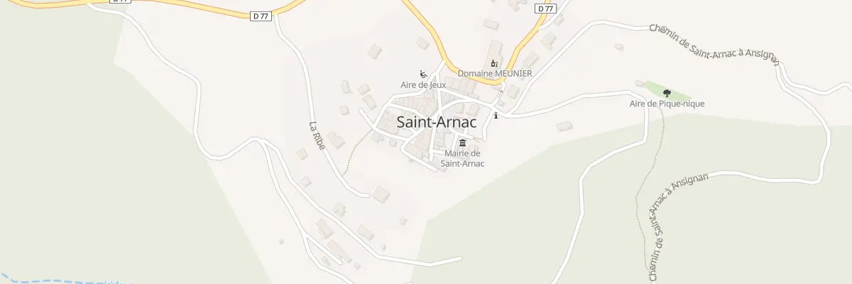 Plan du 6 Rue St Pierre à Saint-Arnac