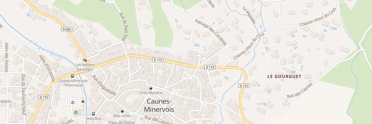 Plan du 63 Av du Minervois à Caunes-Minervois