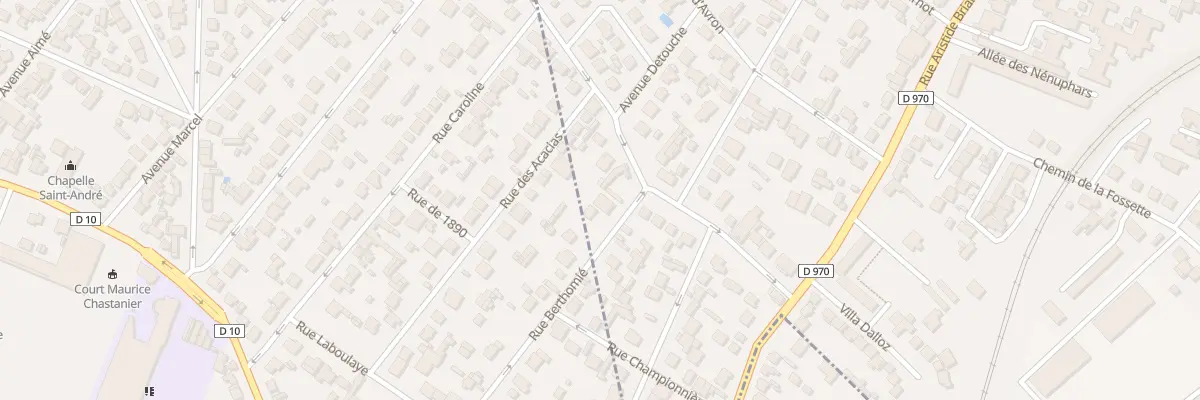 Plan du 4 Rue Berthomie à Gagny