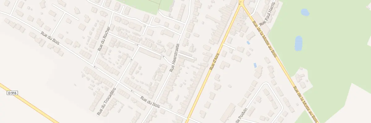 Plan du 63 Rue Heerstraete à Hazebrouck