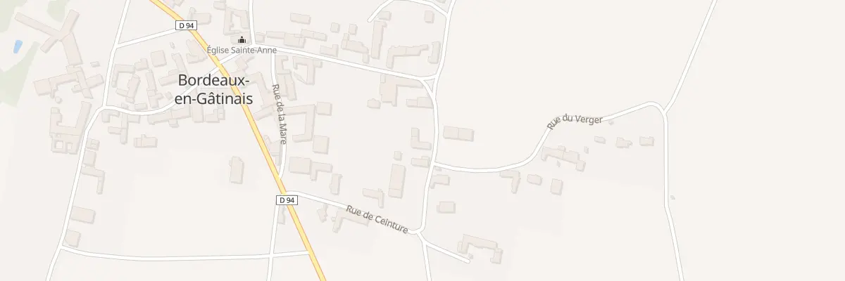 Plan du 2 Rue de Ceinture à Bordeaux-en-Gâtinais