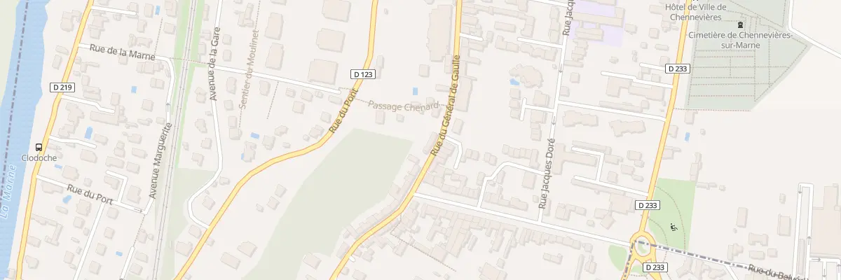 Plan du 56 Rue du Gal de Gaulle à Chennevières-sur-Marne