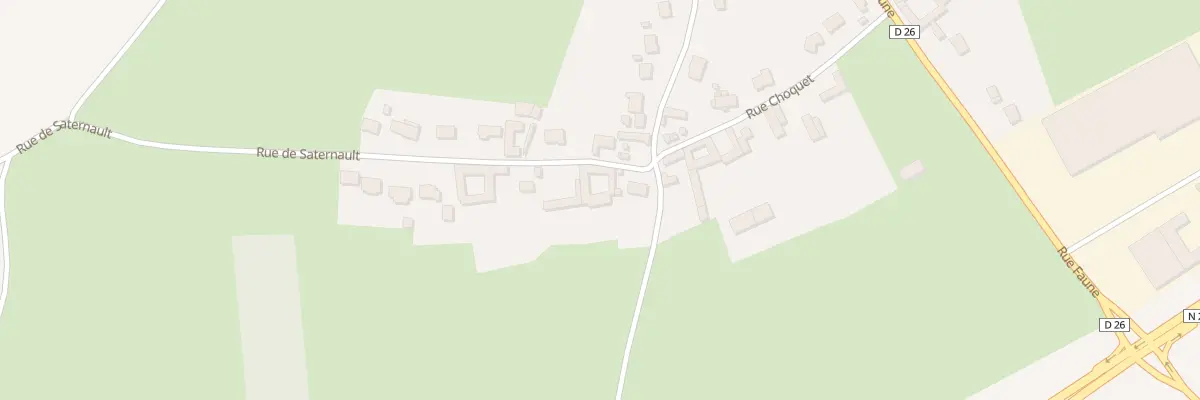 Plan du 45 Rue de Saternault à Saulty