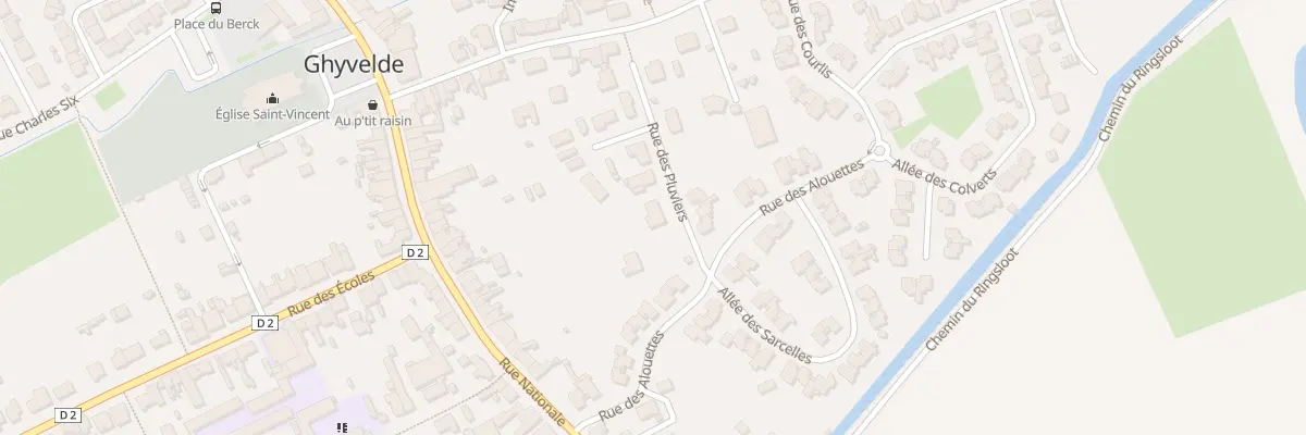 Plan du 4 Rue des Pluviers à Ghyvelde