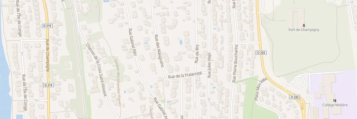 Plan du 20 Rue des Maugrains à Chennevières-sur-Marne