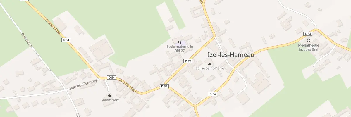 Plan du 10 Rue des Ecoles à Izel-lès-Hameau