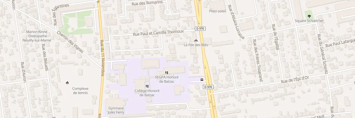 Plan du 77 Rue Paul et Camille Thomoux à Neuilly-sur-Marne