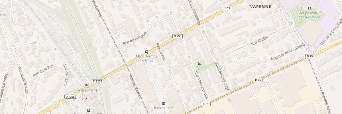 Plan du 20 Rue Carnot à Noisy-le-Grand