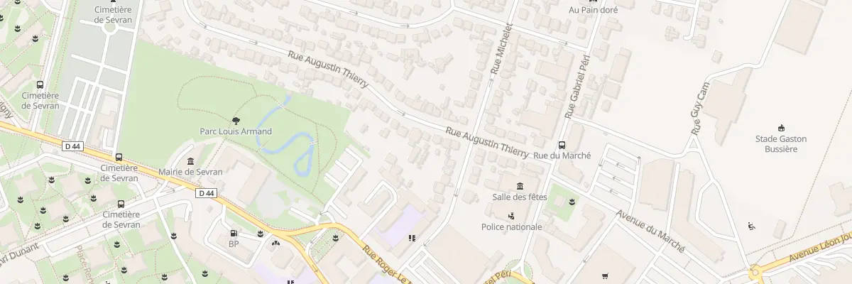 Plan du 15 Rue Augustin Thierry à Sevran