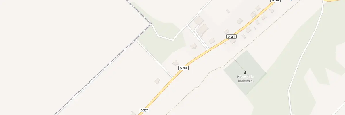 Plan du 40 Rue de la Gare à Dompierre