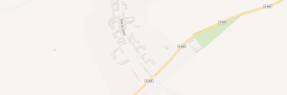 Plan du 23 Rue en Haut à Royaucourt