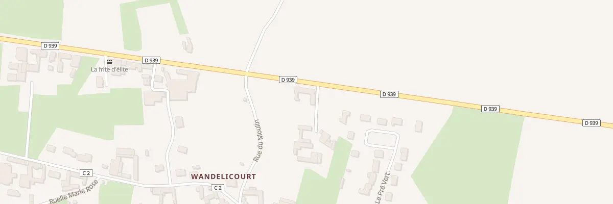 Plan du 9 Rte Nationale à Berles-Monchel