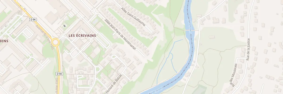 Plan du 16 Rue Alphonse Daudet à Épinay-sous-Sénart