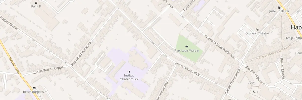 Plan du 73 Rue du Violon d’Or à Hazebrouck