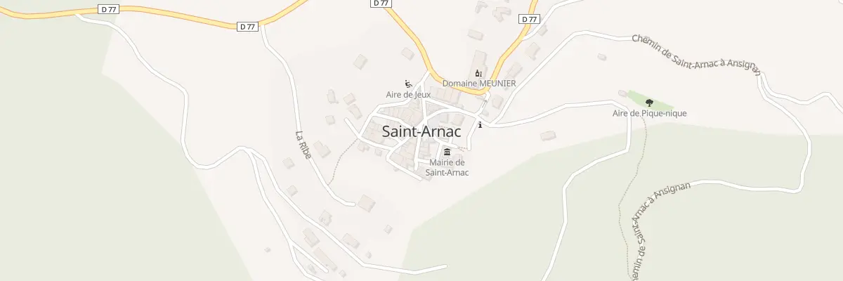 Plan du 9000 Village à Saint-Arnac