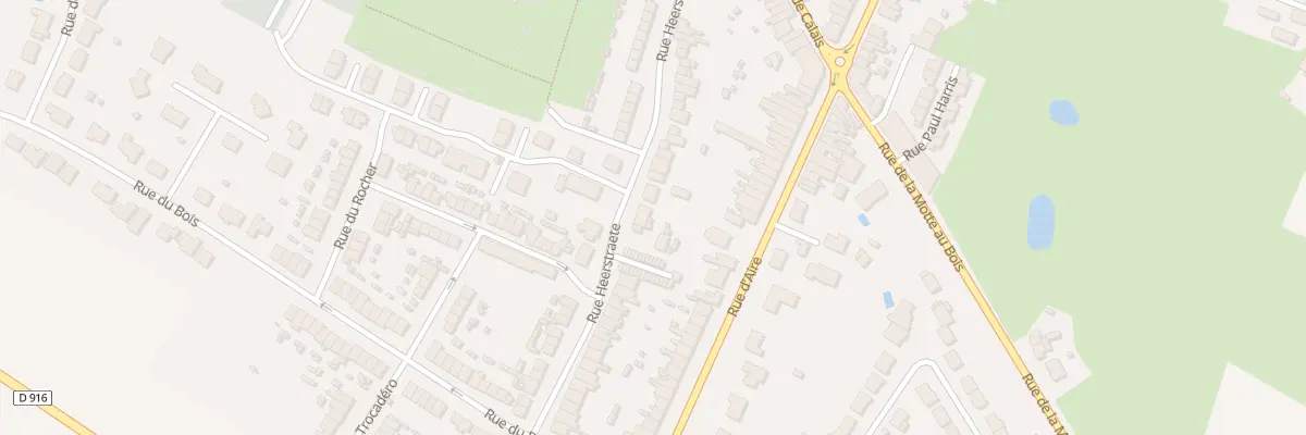 Plan du 55 Rue Heerstraete à Hazebrouck