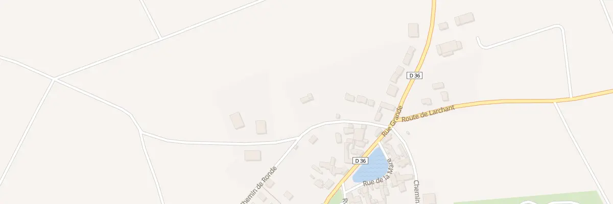 Plan du 10 Che de Ronde à Amponville