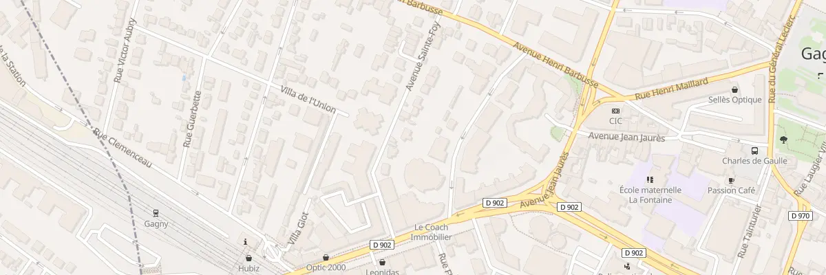 Plan du 18 Av Sainte Foy à Gagny