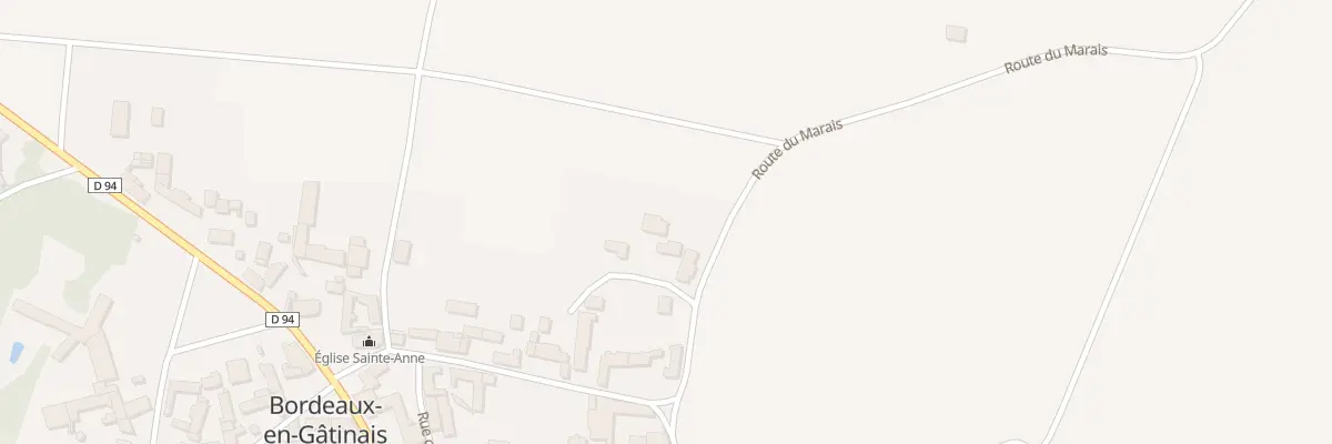 Plan du 9 Rte du Marais à Bordeaux-en-Gâtinais