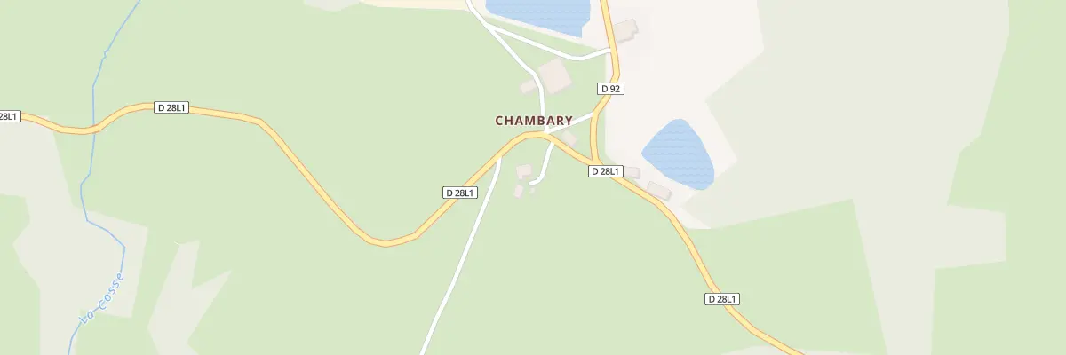 Plan du 3 Chambary à Dontreix