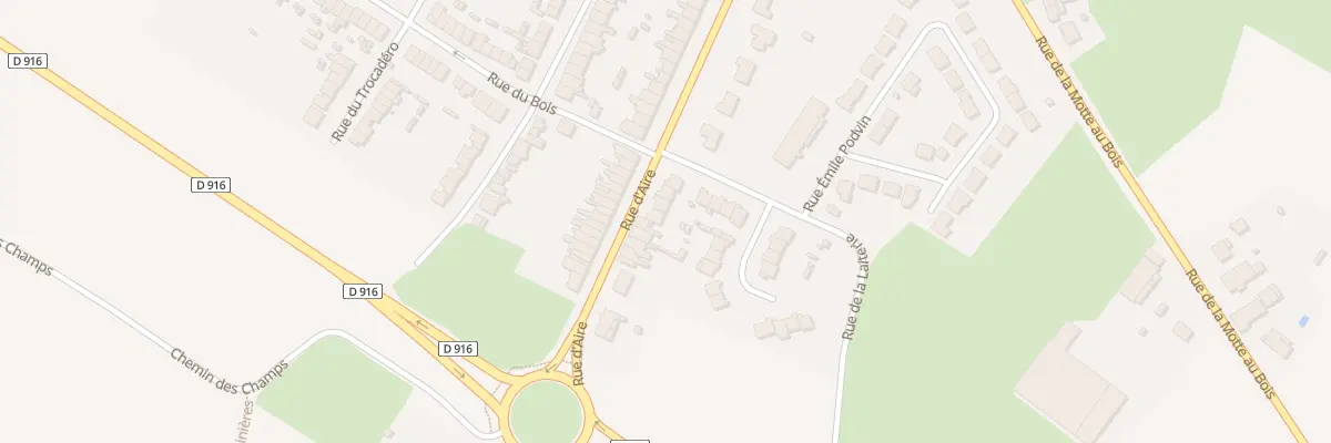Plan du 211 Rue d’Aire à Hazebrouck