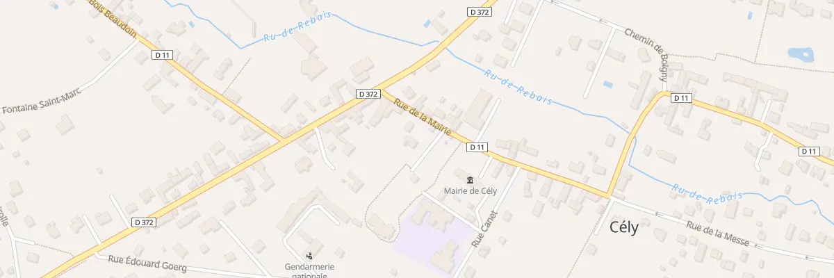 Plan du 21 Rue de la Mairie à Cély