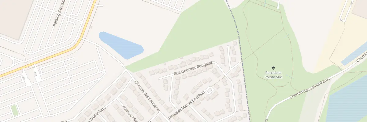 Plan du 25 Rue Georges Bougault à Villepinte
