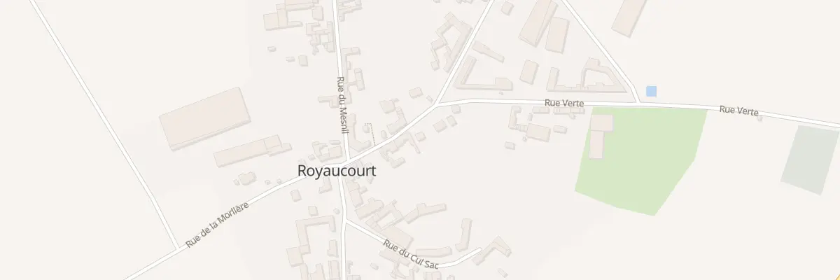Plan du 10 Rue de Montdidier à Royaucourt
