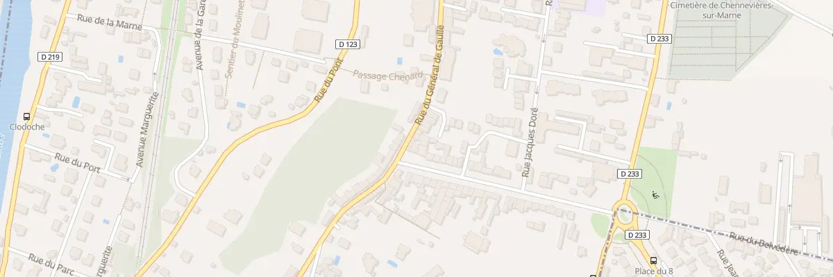 Plan du 85 Rue du Gal de Gaulle à Chennevières-sur-Marne