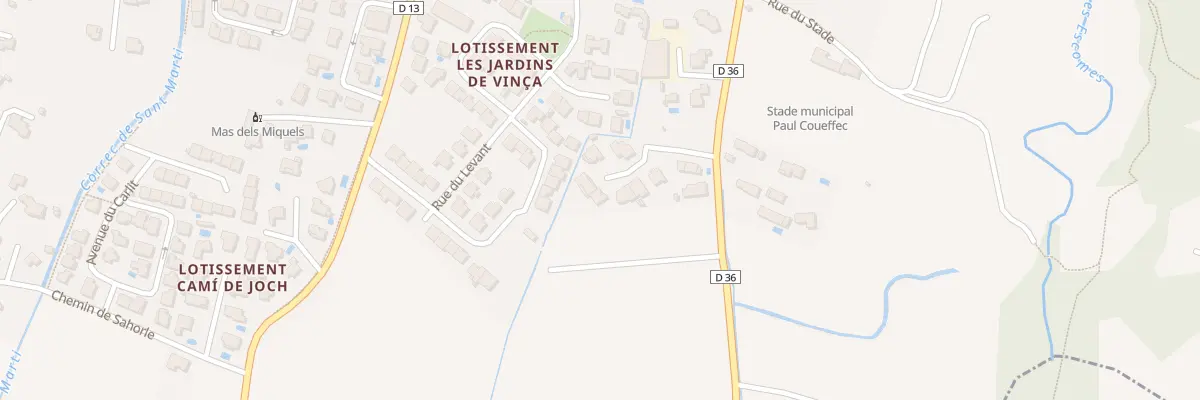 Plan du 9 Rue des Hortensias à Vinça