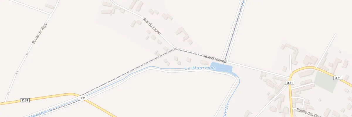Plan du 16 Rue du Lavoir à Lorcy
