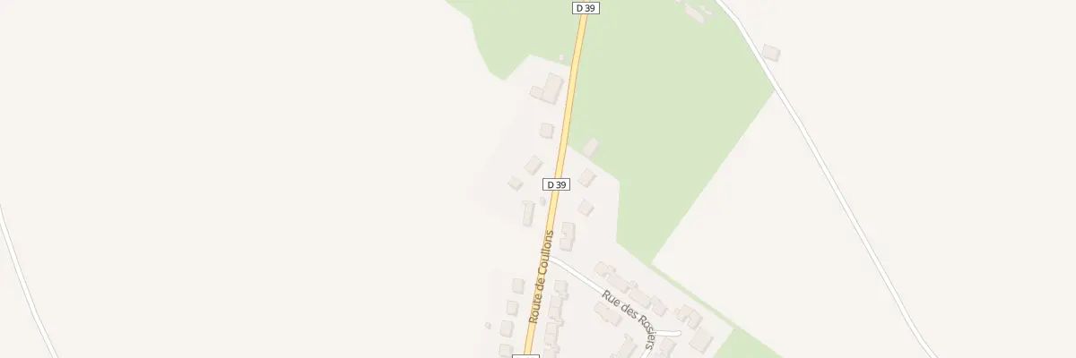 Plan du 35 Rte de Coullons à Blancafort