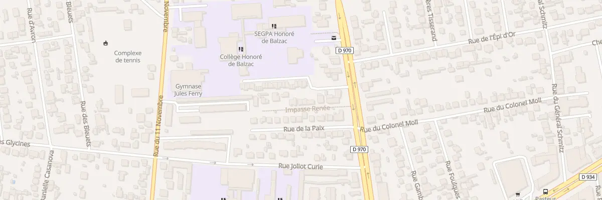 Plan du 8B Imp Rene à Neuilly-sur-Marne