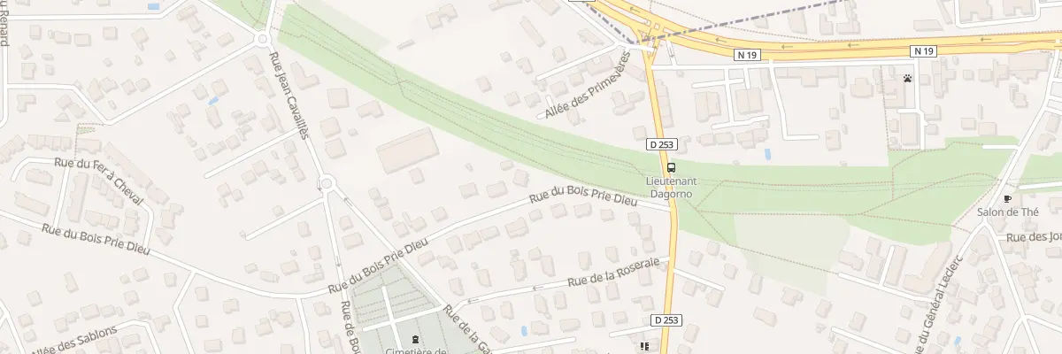 Plan du 2 Rue du Bois Prie-dieu à Villecresnes